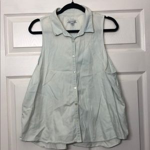 American Eagle Outfitters Button-Up Tank